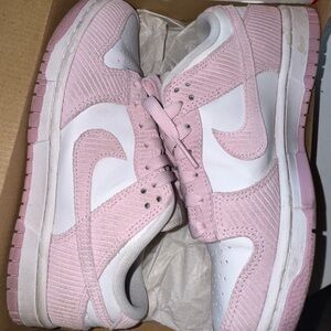 Nike Women's Pink Corduroy Sneakers